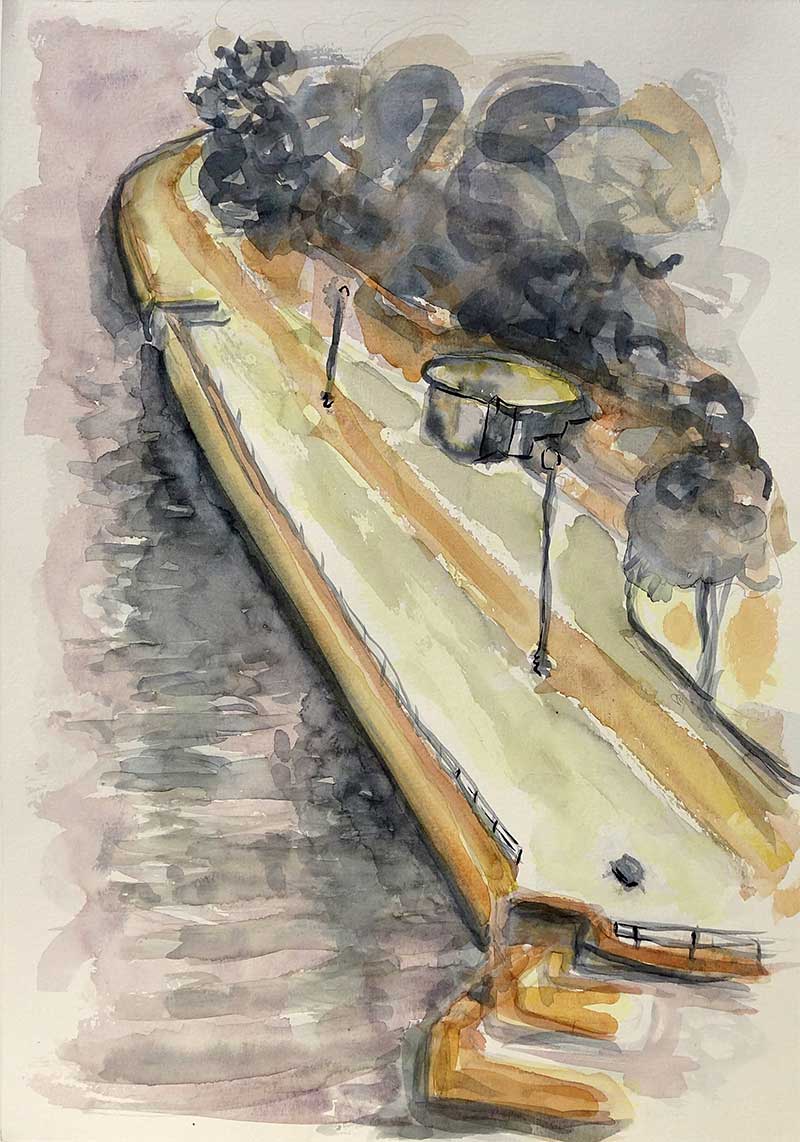 view from our window