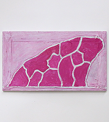 acrylic on poly-canvas and board, 13x23cm